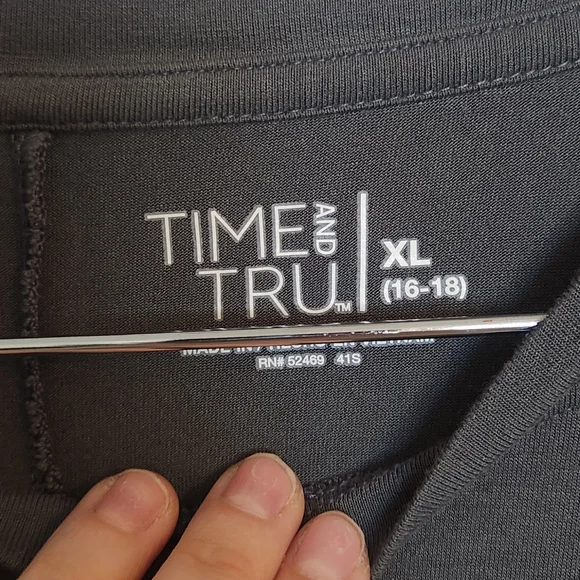 Time and Tru Dark Gray Dress - Picture 3 of 4